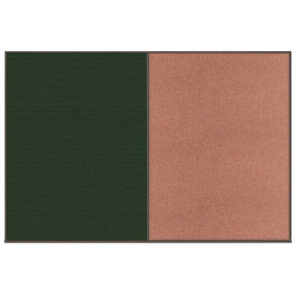 Enclosed Corkboard, 1 Door, 72"x36", 4" Fra